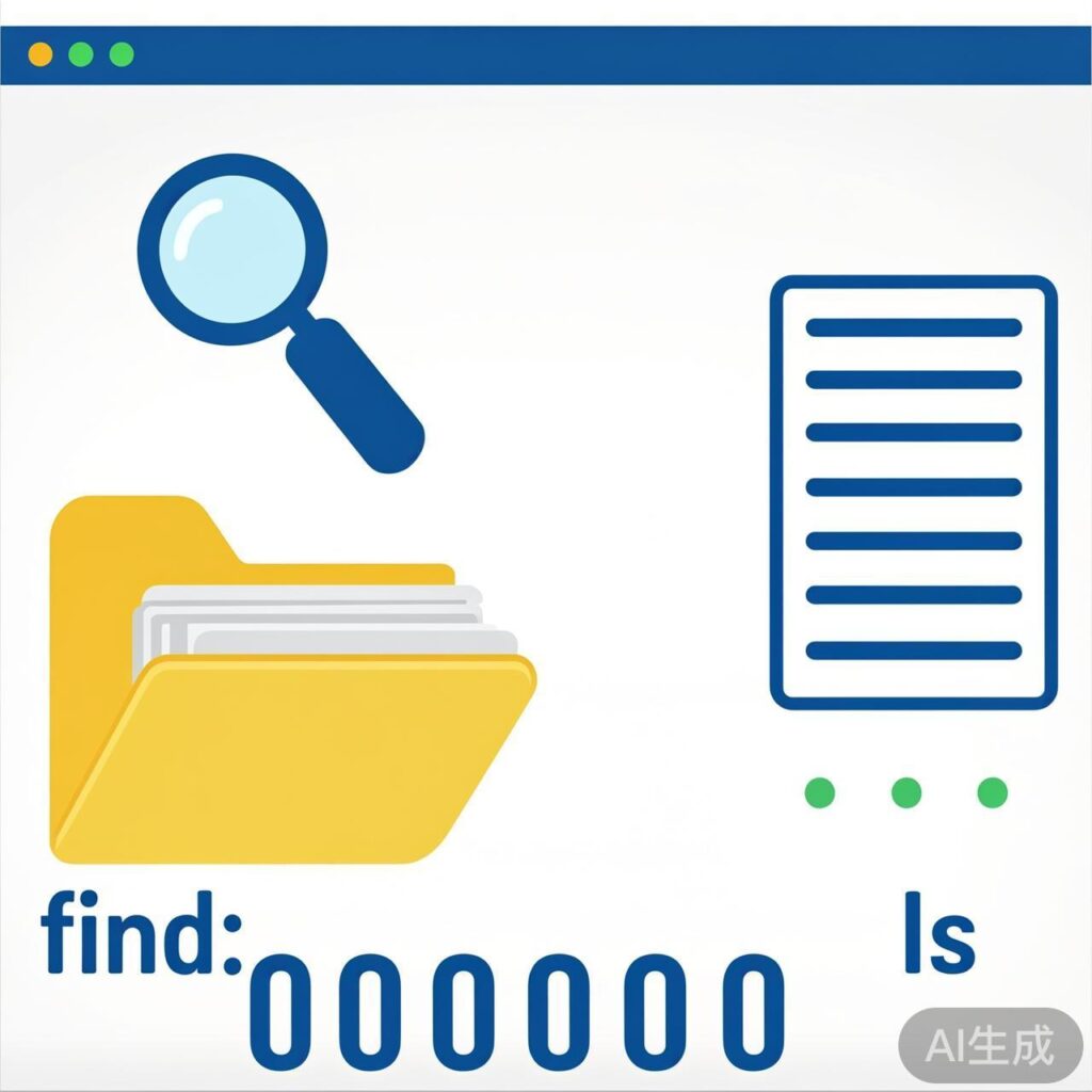 Linux 中如何使用 ls 与 find 命令统计文件和目录数量