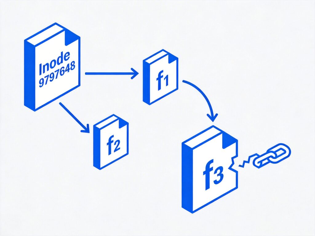 linux下如何ln创建文件/夹到另一个文件/夹链接（软/硬连接&映射&快捷方式&ln命令用法）