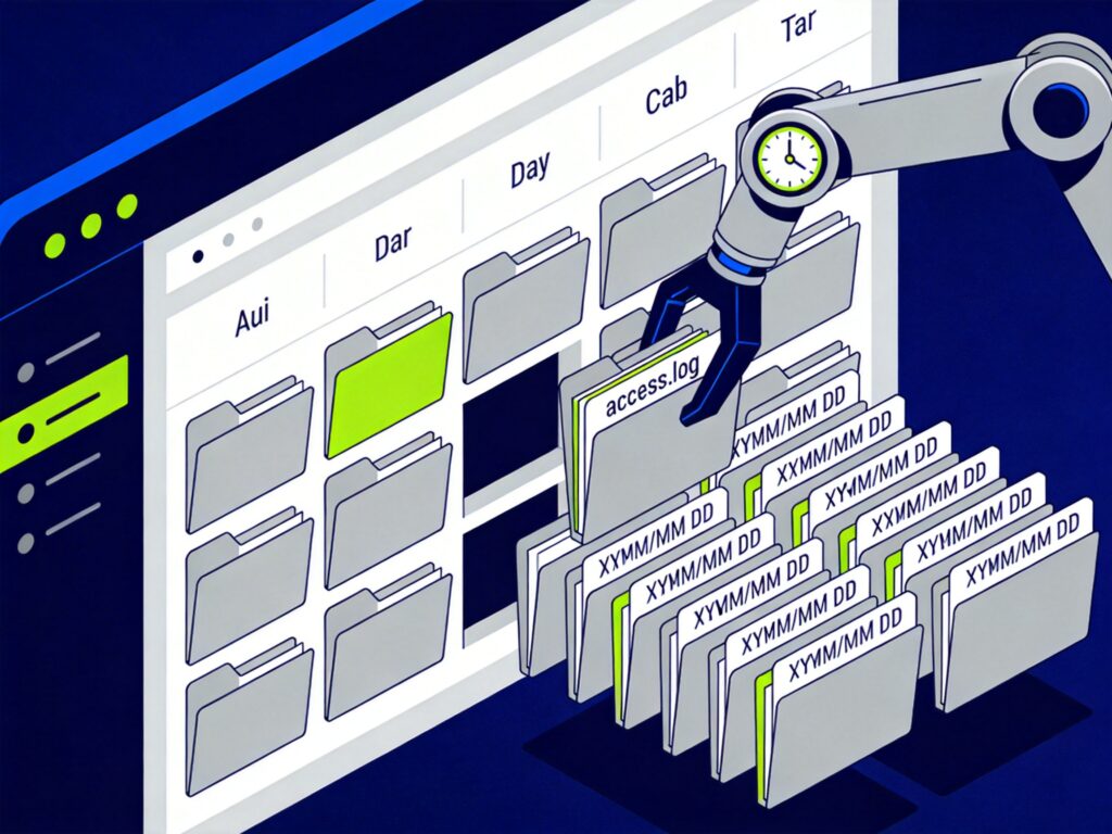 nginx按天切割access.log日志存放