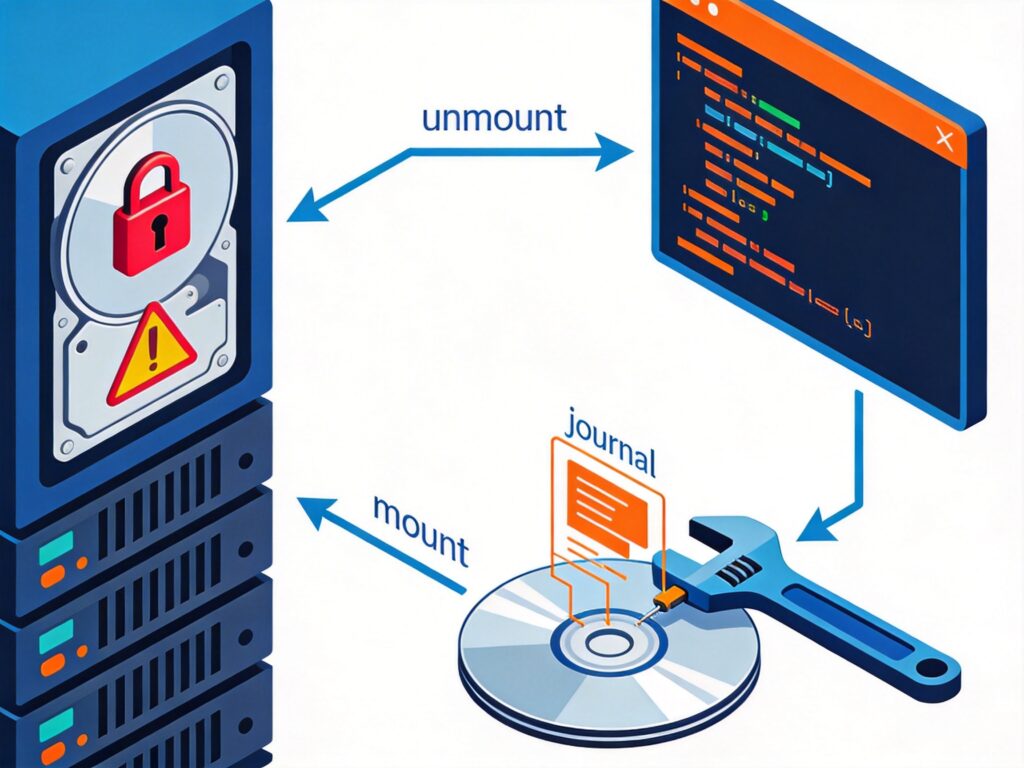 Linux 硬盘挂载为只读（RO）且无法重新挂载为读写（RW）的解决方案