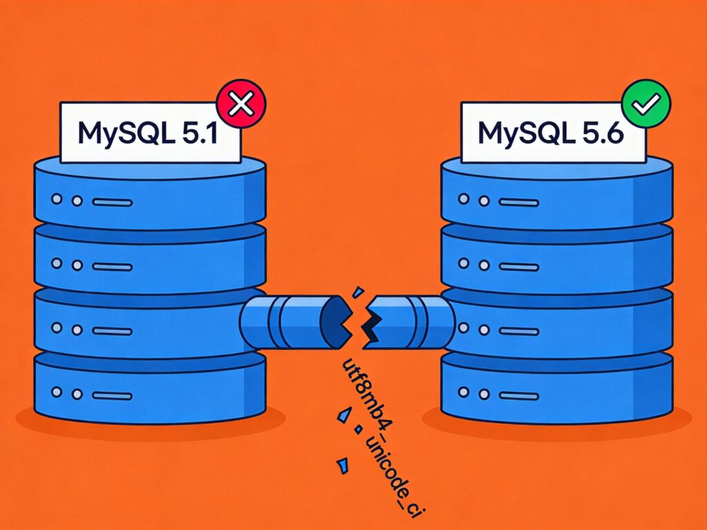 解决WordPress数据库迁移中的MySQL导入错误：版本与字符集兼容性问题