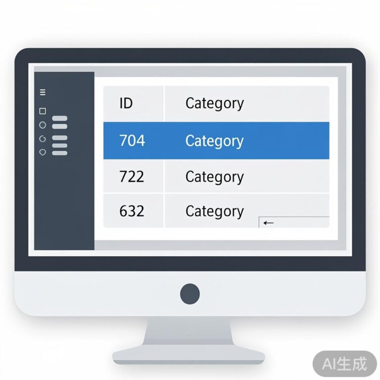 WordPress 后台分类目录 自定义显示顺序
