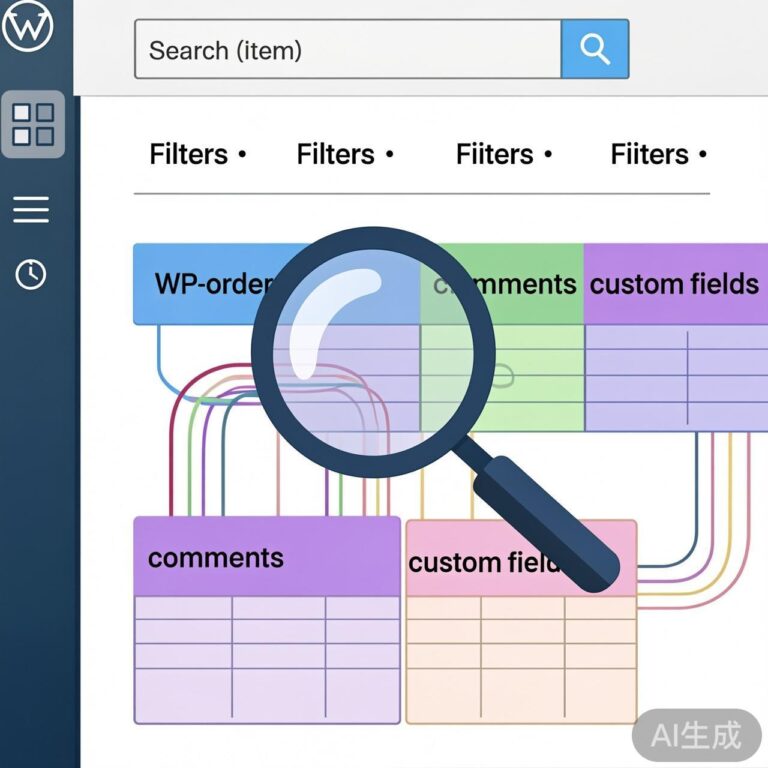 wordpress后台自定义字段多条件筛选