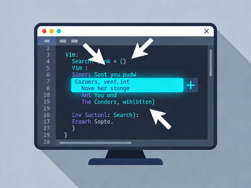 Vim 编辑器高效指南：查找、替换与快速跳转命令详解