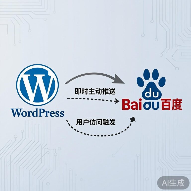 最新版WordPress可用主动推送及自动推送至百度搜索收录代码