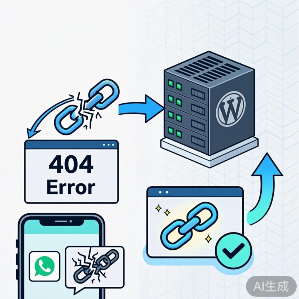 解决微信机器人点击 WordPress 文章链接出现 404 错误的方法