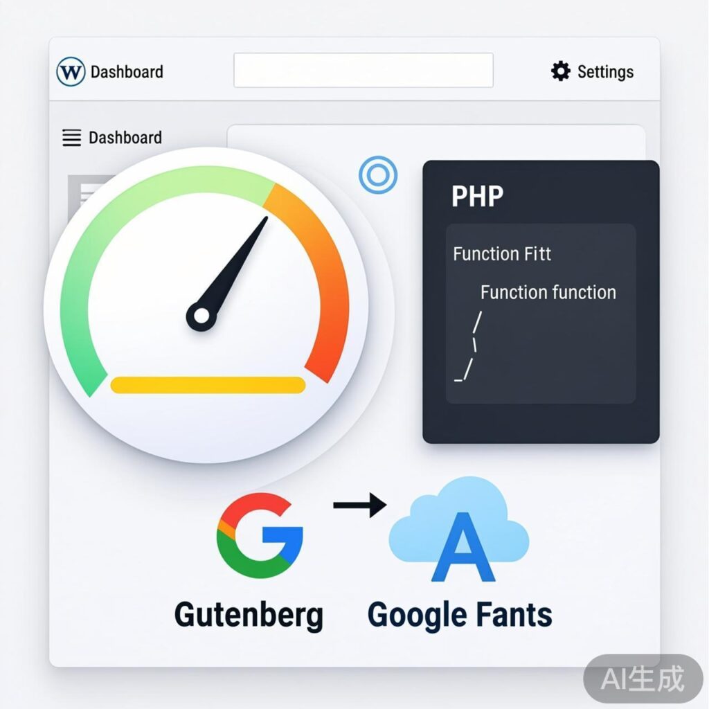 如何禁用 WordPress 古腾堡编辑器加载 Google 字体以提升速度