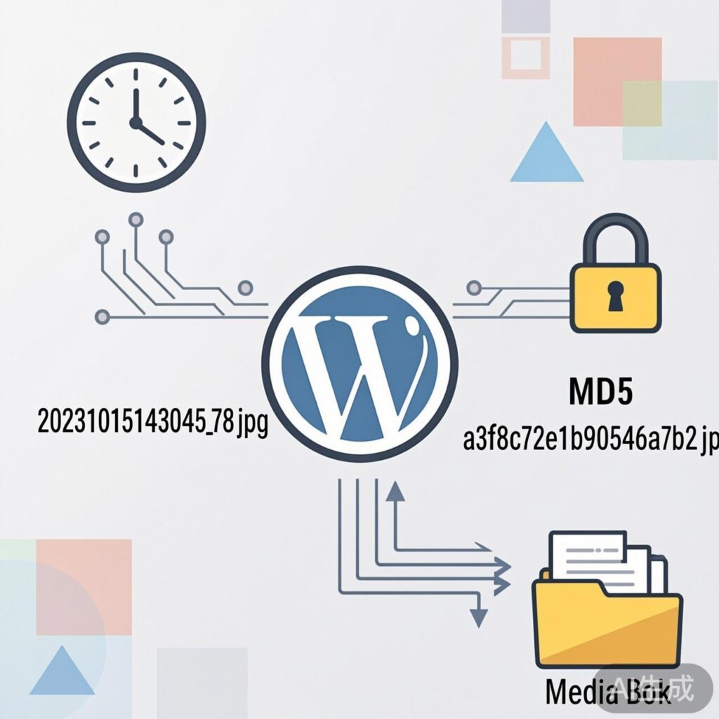 WordPress两种方法实现上传媒体图片文件自动重命名