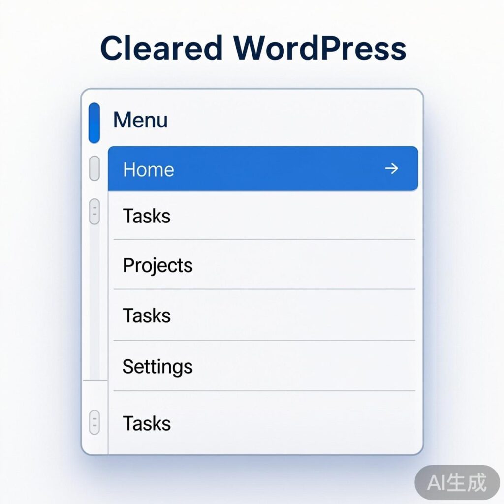WordPress如何移除菜单导航中自带的多余Class类名
