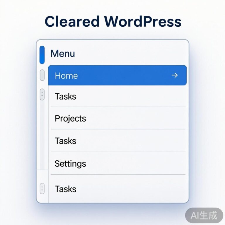 WordPress如何移除菜单导航中自带的多余Class类名