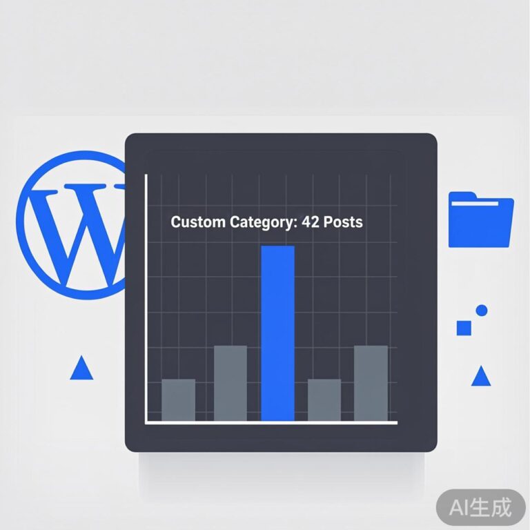 WordPress获取自定义分类文章数量总数