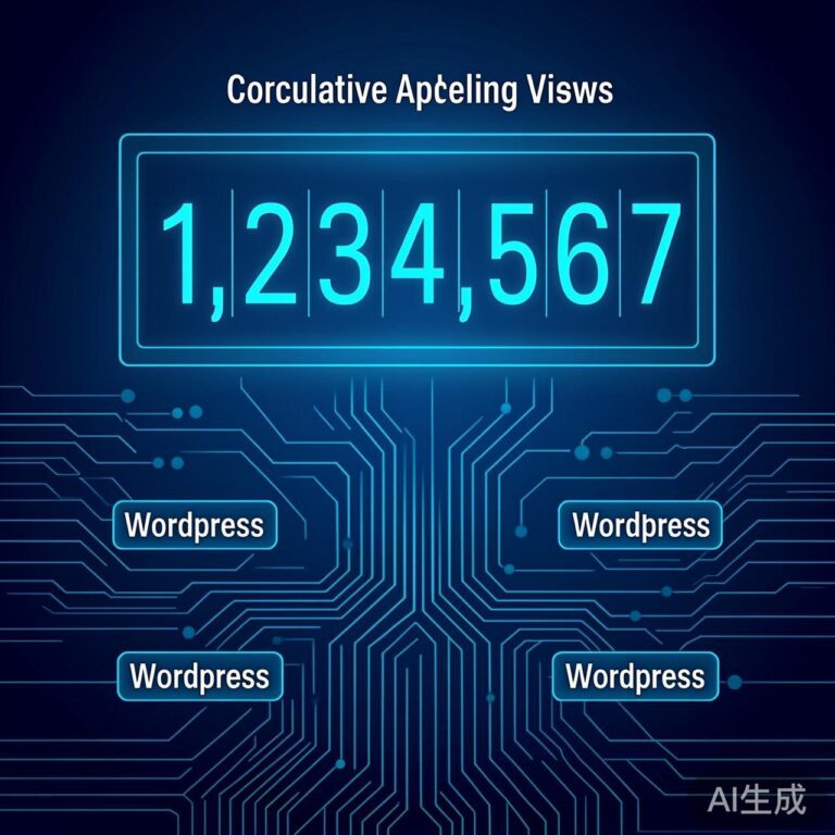 WordPress 如何统计并调用全站文章总浏览量