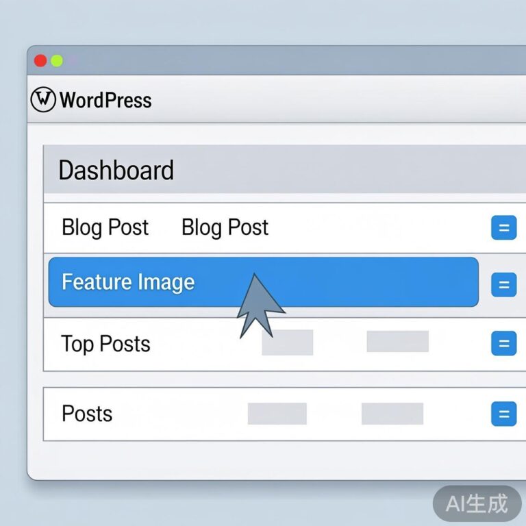 WordPress在后台文章列表编辑特色图像