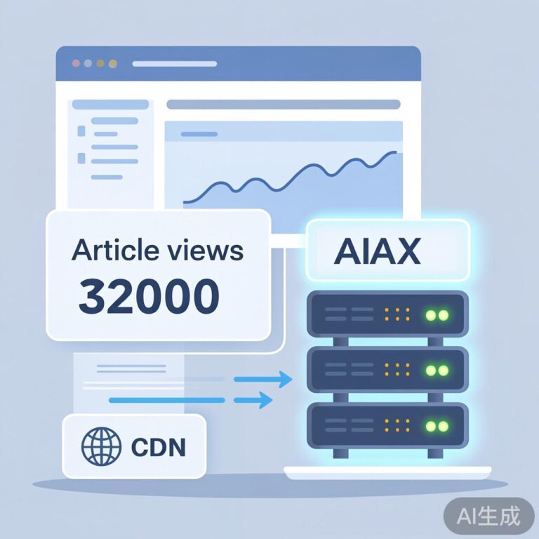 WordPress代码实现post views为文章记录点击数/点击排行/有缓存及CDN使用ajax实现